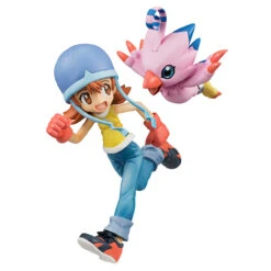 MegaHouse G.E.M.Digimon Adventure (Joe Kido & Gomamon) + (Sora Takenouchi & Piyomon) 2 Of SET -Toy Model Shop 001 04439.1432024143