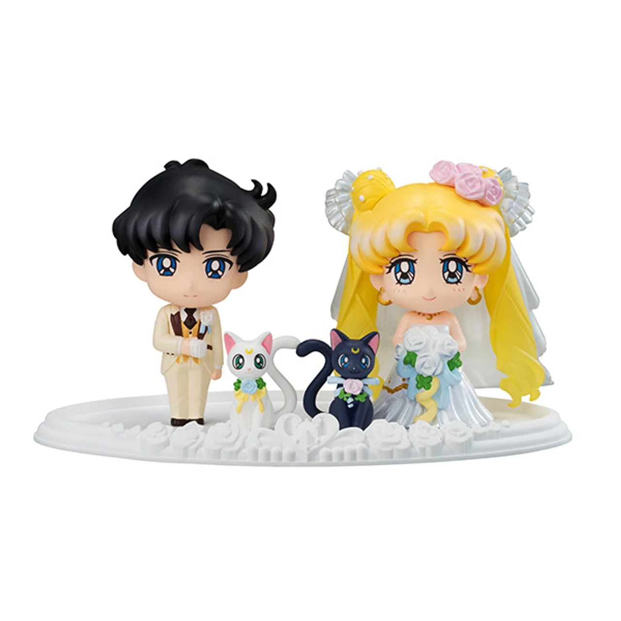 MegaHouse Petit Chara! Pretty Guardian Sailor Moon Happy Wedding PVC Figure 4 MegaHouse Petit Chara! Pretty Guardian Sailor Moon Happy Wedding PVC Figure - Image 2