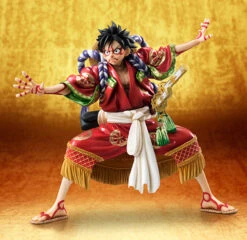 MegaHouse Portrait.Of.Pirates One Piece KABUKI EDITION Monkey D Luffy 1/8 PVC Figure -Toy Model Shop 003 51156.1456823399