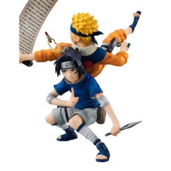 MegaHouse G.E.M. Series Remix Naruto Shippuden Uzumaki Naruto & Sasuke PVC Figure -Toy Model Shop 006 55711.1481871185