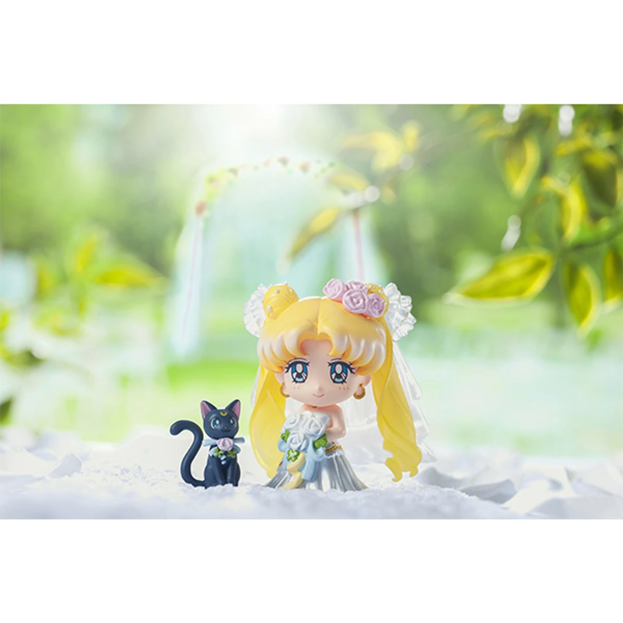 MegaHouse Petit Chara! Pretty Guardian Sailor Moon Happy Wedding PVC Figure 7 MegaHouse Petit Chara! Pretty Guardian Sailor Moon Happy Wedding PVC Figure - Image 5