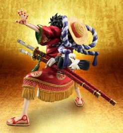 MegaHouse Portrait.Of.Pirates One Piece KABUKI EDITION Monkey D Luffy 1/8 PVC Figure -Toy Model Shop 008 63884.1456823400