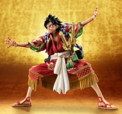 MegaHouse Portrait.Of.Pirates One Piece KABUKI EDITION Monkey D Luffy 1/8 PVC Figure -Toy Model Shop 010 04442.1456823400
