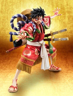 MegaHouse Portrait.Of.Pirates One Piece KABUKI EDITION Monkey D Luffy 1/8 PVC Figure -Toy Model Shop 011 15347.1456823400