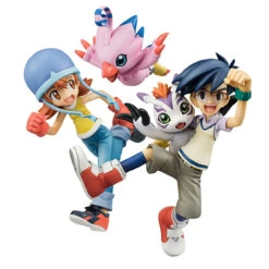 MegaHouse G.E.M.Digimon Adventure (Joe Kido & Gomamon) + (Sora Takenouchi & Piyomon) 2 Of SET -Toy Model Shop 011 57261.1432024150