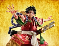 MegaHouse Portrait.Of.Pirates One Piece KABUKI EDITION Monkey D Luffy 1/8 PVC Figure -Toy Model Shop 012 52690.1456823401