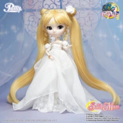 Bandai Pullip Mini Stuffed Sailor Moon Princess Serenity Doll W/Necklace [Premium LIMITED]