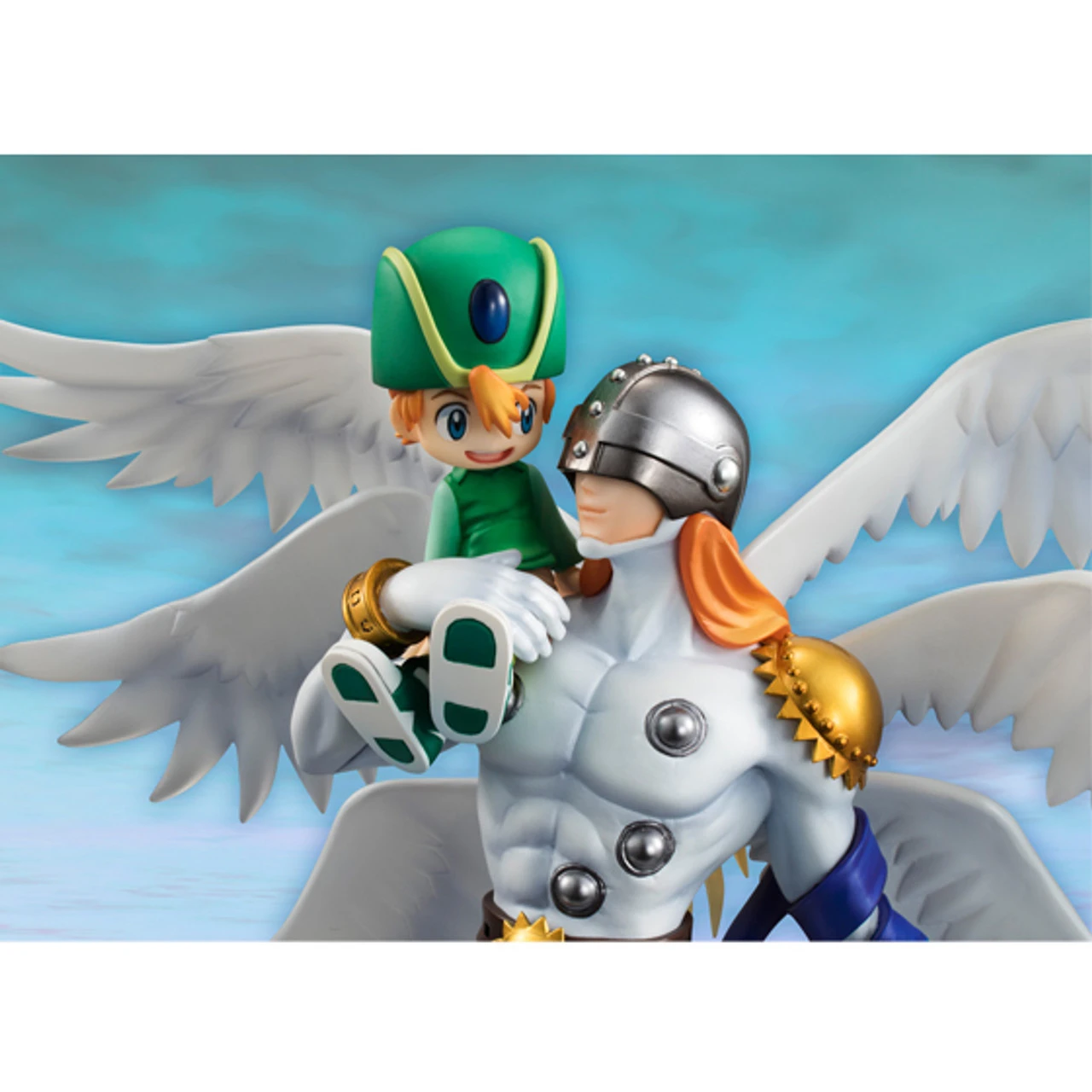 MegaHouse G.E.M.Digimon Adventure Angemon & Takaishi Takeru PVC Figure 5 MegaHouse G.E.M.Digimon Adventure Angemon & Takaishi Takeru PVC Figure - Image 3