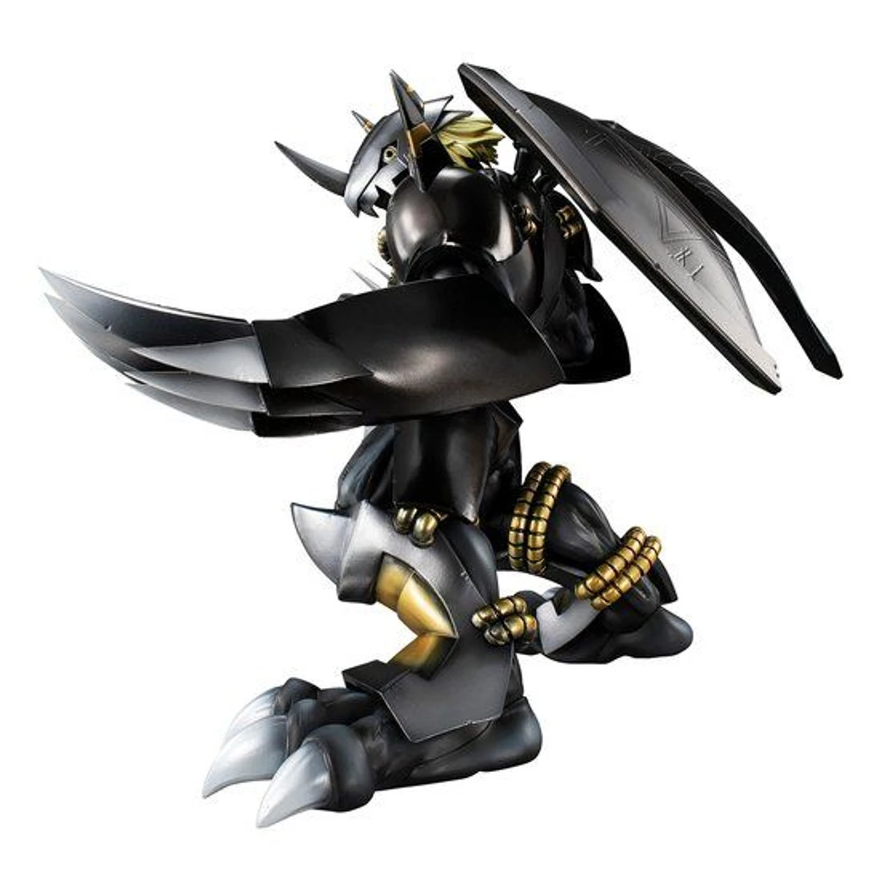 MegaHouse Precious G.E.M. Series Digimon Adventure 02 Black WarGreymon PVC Figure 5 MegaHouse Precious G.E.M. Series Digimon Adventure 02 Black WarGreymon PVC Figure - Image 3