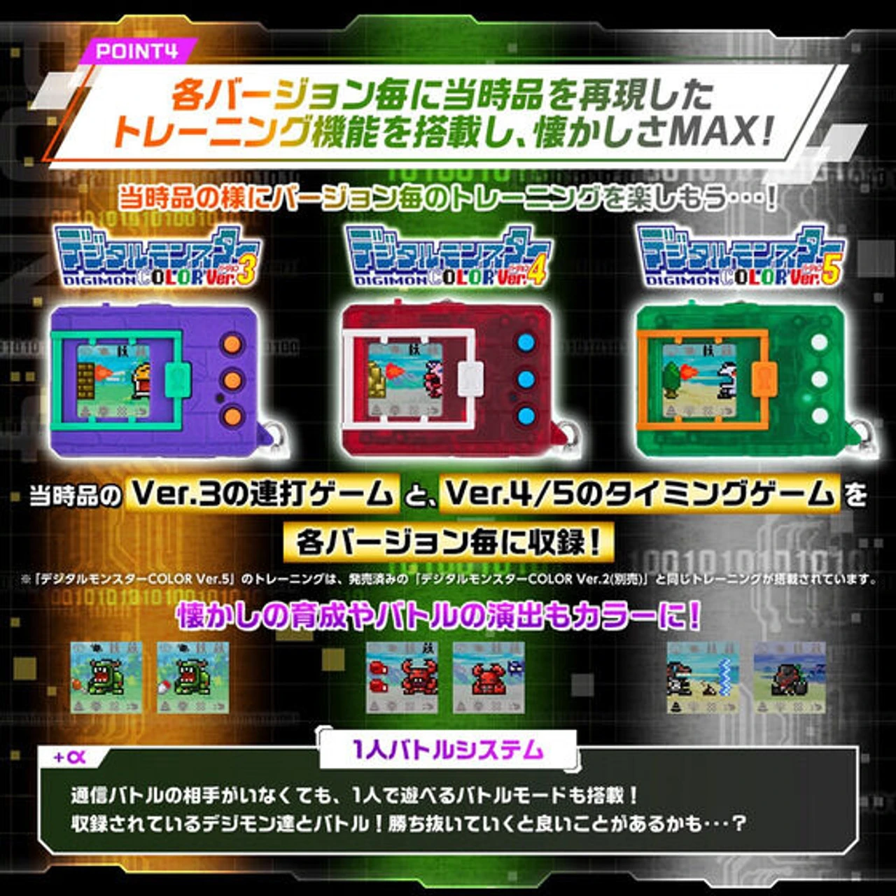 Bandai Digital Monster Color Ver.5 Original Clear Green 8 Bandai Digital Monster Color Ver.5 Original Clear Green - Image 6