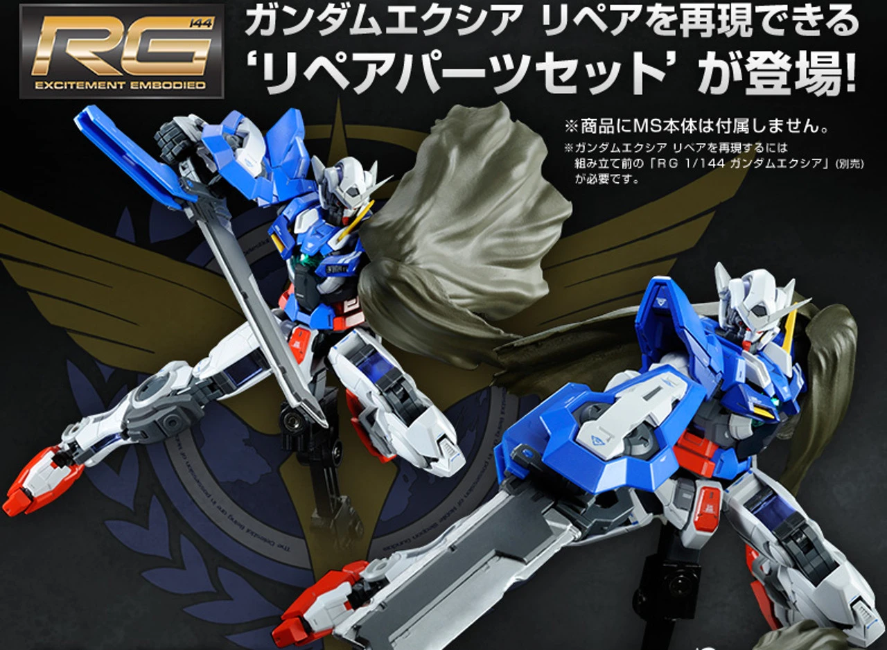 Bandai RG 1/144 Gundam Exia USE Repair Parts Set Plastic Model 4 Bandai RG 1/144 Gundam Exia USE Repair Parts Set Plastic Model - Image 2