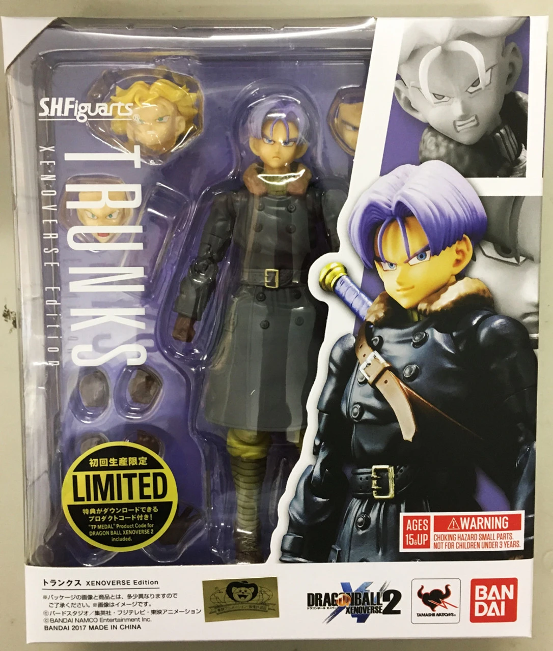 Bandai S.H.Figuarts Trunks XENOVERSE Edition 3 Bandai S.H.Figuarts Trunks XENOVERSE Edition