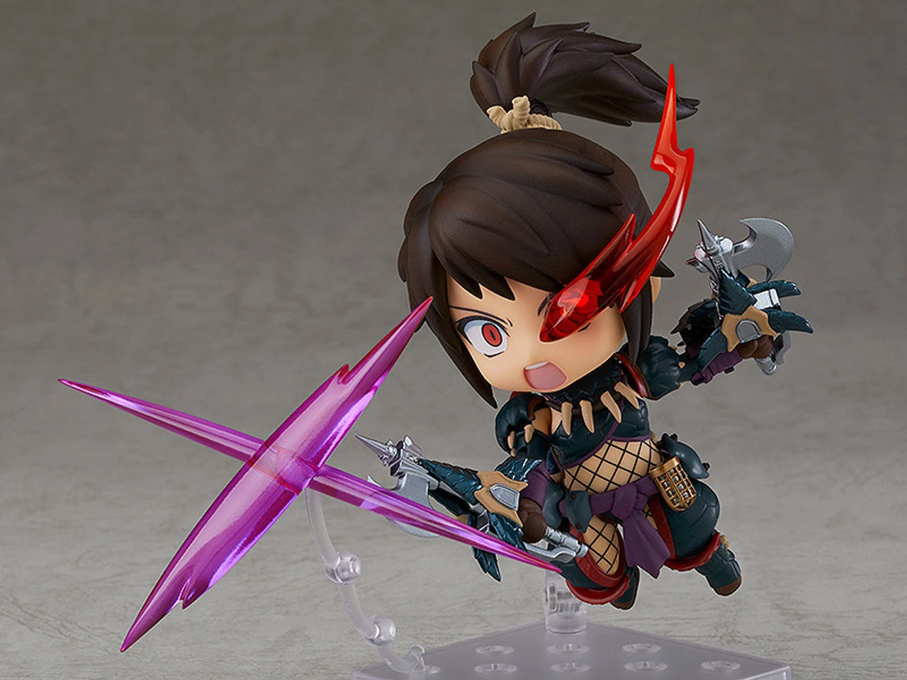 GOOD SMILE COMPANY Nendoroid Hunter: Female Nargacuga Alpha Armor Ver. DX (MONSTER HUNTER WORLD: ICEBORNE) 6 GOOD SMILE COMPANY Nendoroid Hunter: Female Nargacuga Alpha Armor Ver. DX (MONSTER HUNTER WORLD: ICEBORNE) - Image 4