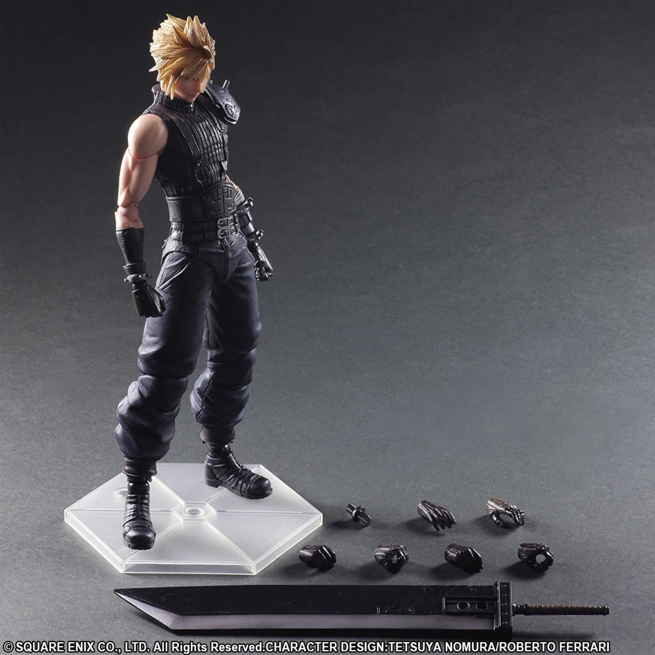 Square Enix Final Fantasy VII Remake Play Arts Kai No.1 Cloud Strife Action Figure 4 Square Enix Final Fantasy VII Remake Play Arts Kai No.1 Cloud Strife Action Figure - Image 2