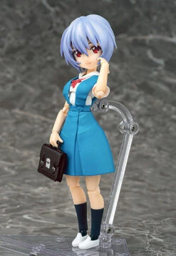 Parfom R! Rei Ayanami: School Uniform Ver. (Rebuild Of Evangelion) Action Figure