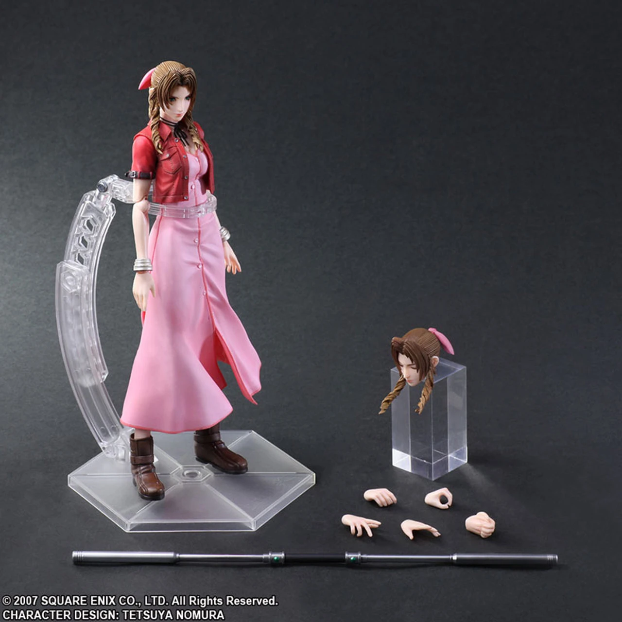 Square Enix Play Arts Kai Crisis Core Final Fantasy VII Aerith Action Figure 7 Square Enix Play Arts Kai Crisis Core Final Fantasy VII Aerith Action Figure - Image 5