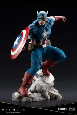Kotobukiya ARTFX PREMIER MARVEL UNIVERSE Captain America 1/10 PVC Figure -Toy Model Shop FIGURE 046382 02 83753.1550646361
