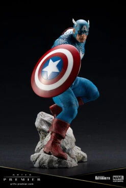 Kotobukiya ARTFX PREMIER MARVEL UNIVERSE Captain America 1/10 PVC Figure -Toy Model Shop FIGURE 046382 03 74995.1550646361