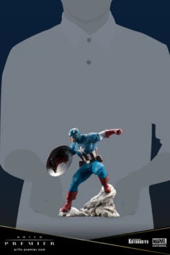 Kotobukiya ARTFX PREMIER MARVEL UNIVERSE Captain America 1/10 PVC Figure -Toy Model Shop FIGURE 046382 16 75218.1550646361