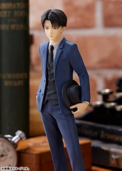 GOOD SMILE COMPANY POP UP PARADE Levi: Suit Ver. (Attack On Titan) Complete Figure -Toy Model Shop FIGURE 152756 03 46553.1680235857