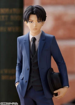 GOOD SMILE COMPANY POP UP PARADE Levi: Suit Ver. (Attack On Titan) Complete Figure -Toy Model Shop FIGURE 152756 04 35364.1680235857