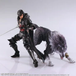 Square Enix Final Fantasy XVI Bring Arts [Clive Rosfield & Torgal] Action Figure