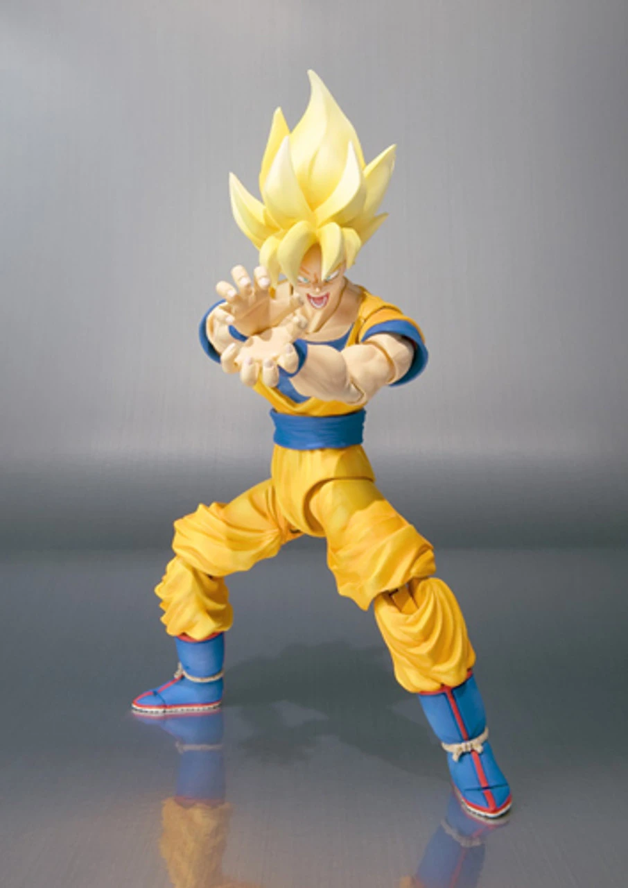 S.H.Figuarts Super Saiyan Son Goku Dragonball Z Action Figure By BANDAI 6 S.H.Figuarts Super Saiyan Son Goku Dragonball Z Action Figure By BANDAI - Image 4