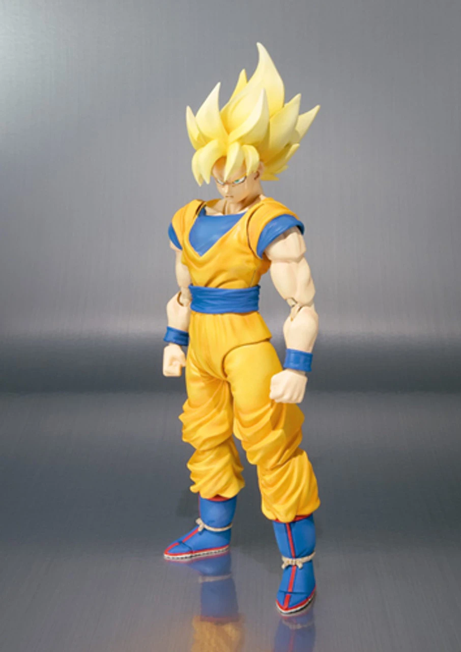 S.H.Figuarts Super Saiyan Son Goku Dragonball Z Action Figure By BANDAI 4 S.H.Figuarts Super Saiyan Son Goku Dragonball Z Action Figure By BANDAI - Image 2