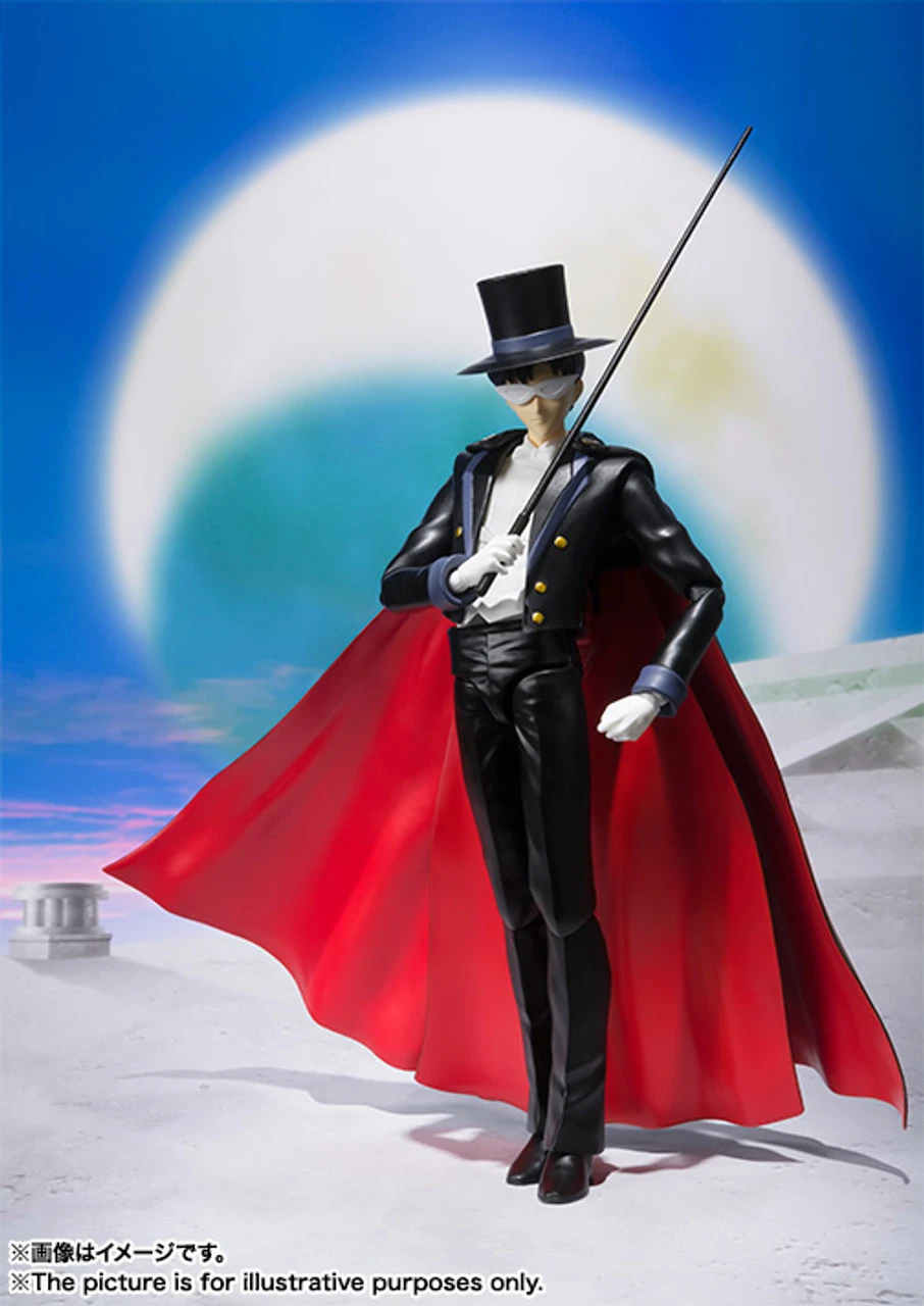 BANDAI S.H.Figuarts Sailor Moon Tuxedo Mask 8 BANDAI S.H.Figuarts Sailor Moon Tuxedo Mask - Image 6