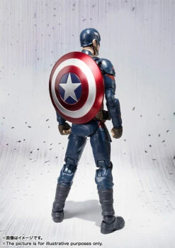 Bandai S.H.Figuarts Captain America (Civil War) Action Figure -Toy Model Shop item 0000011259 10ZawU3W 04 1 31190.1452069774