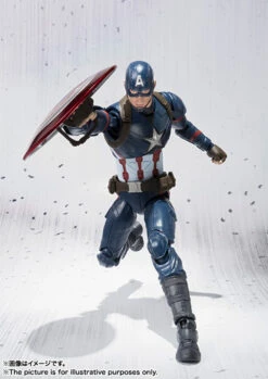 Bandai S.H.Figuarts Captain America (Civil War) Action Figure -Toy Model Shop item 0000011259 10ZawU3W 07 61188.1452069775