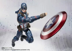 Bandai S.H.Figuarts Captain America (Civil War) Action Figure -Toy Model Shop item 0000011259 10ZawU3W 09 58584.1452069775