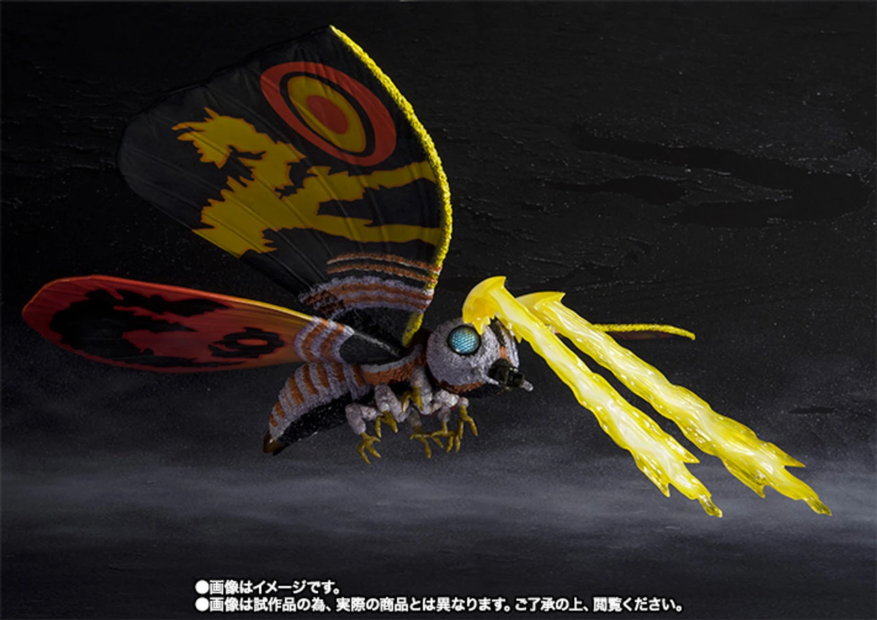 Bandai S.H.MonsterArts Mothra Adult & Mothra Larval Special Color Ver. 13 Bandai S.H.MonsterArts Mothra Adult & Mothra Larval Special Color Ver. - Image 11