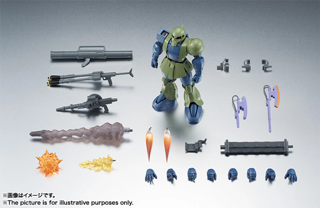 Bandai Robot Spirit Side MS-05 Zaku I Ver. A.N.I.M.E. Action Figure (Completed) 11 Bandai Robot Spirit Side MS-05 Zaku I Ver. A.N.I.M.E. Action Figure (Completed) - Image 9