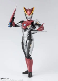 Bandai S.H.Figuarts Ultraman Rosso Flame Action Figure (with Bonus) -Toy Model Shop item 0000012659 CoTyJFDk 05 45126.1533107733