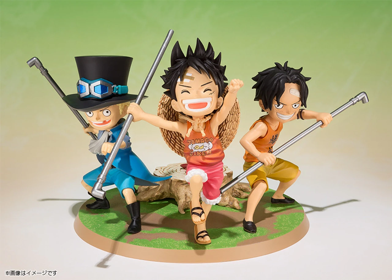 Bandai Figuarts Zero Luffy/Ace/Sabo Promise Of Sworn Brother PVC Figure 3 Bandai Figuarts Zero Luffy/Ace/Sabo Promise Of Sworn Brother PVC Figure