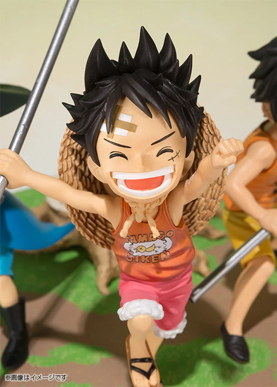 Bandai Figuarts Zero Luffy/Ace/Sabo Promise Of Sworn Brother PVC Figure 8 Bandai Figuarts Zero Luffy/Ace/Sabo Promise Of Sworn Brother PVC Figure - Image 6