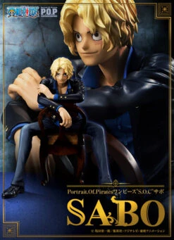 MegaHouse Portrait.Of.Pirates One Piece S.O.C Sabo 1/8 PVC Figure -Toy Model Shop main 1 95329.1470728556