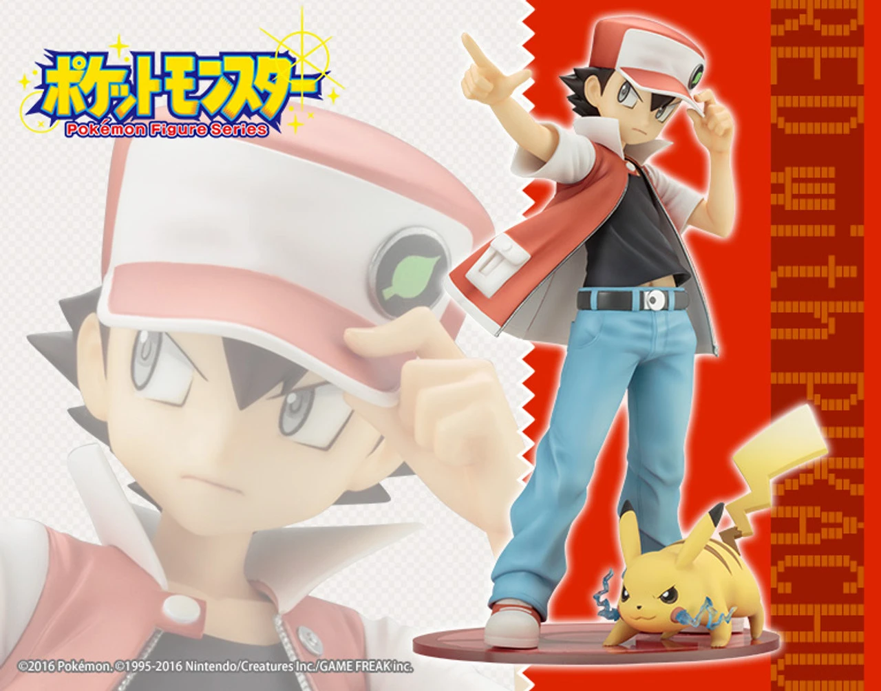 Kotobukiya ARTFX J Red With Pikachu 1/8 PVC Figure 3 Kotobukiya ARTFX J Red With Pikachu 1/8 PVC Figure